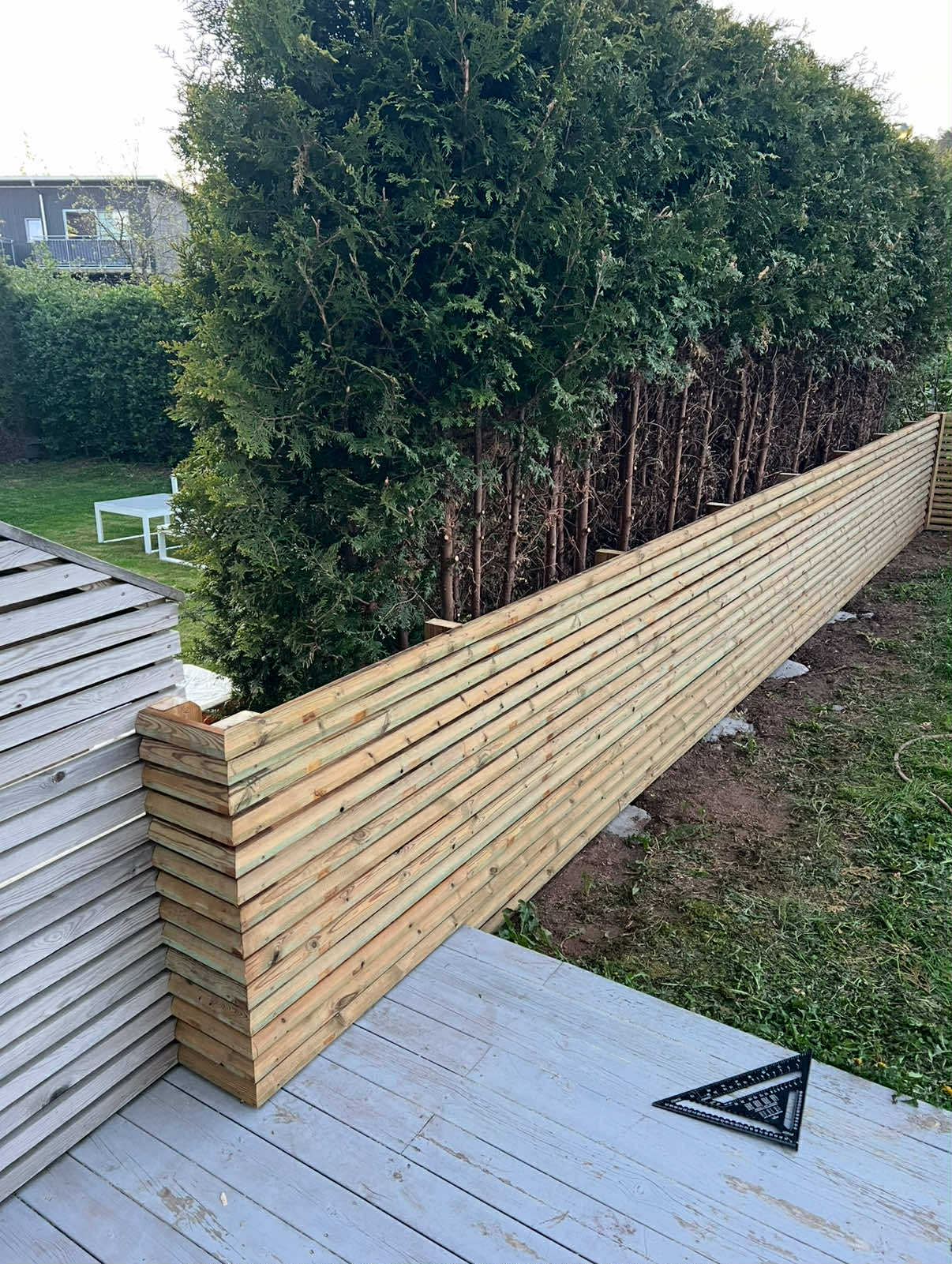 Ny ferdiglaget gjerde